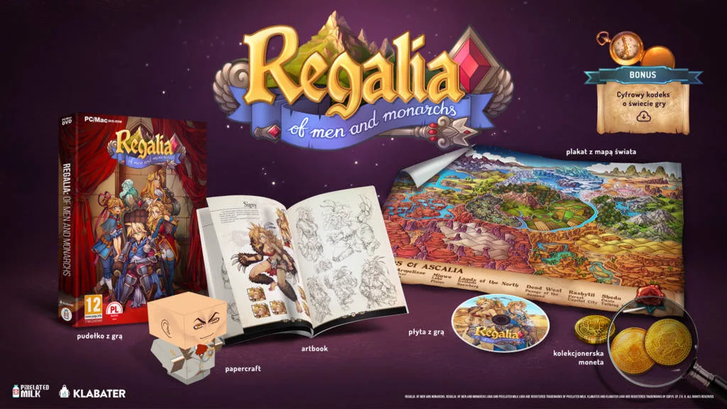 Gra Regalia: Of Men and Monarchs będzie dostępna na PC w bogatej edycji pudełkowej 2 Regalia Of Men and Monarchs 1