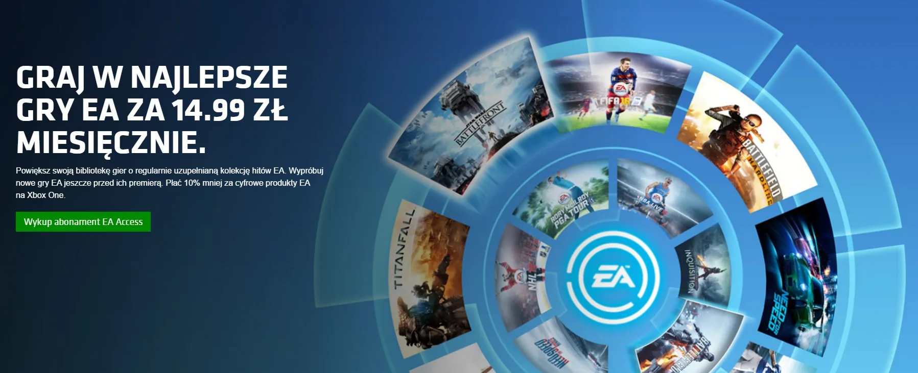 Ea Access - to spora zaleta Xbox One