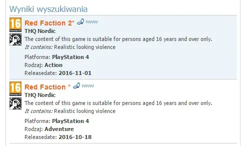 Red Faction i Red Faction 2 będzie wznowione na PlayStation 4 2 red-faction-pegi