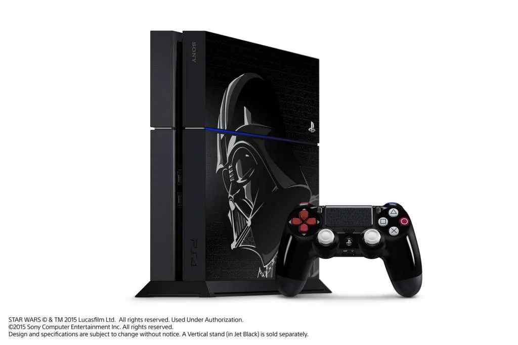 Star Wars Darth Vader DualShock 4 - pada PS4 kupisz również oddzielnie 2 star-wars-ps4-bundles-system-04-us-13aug15