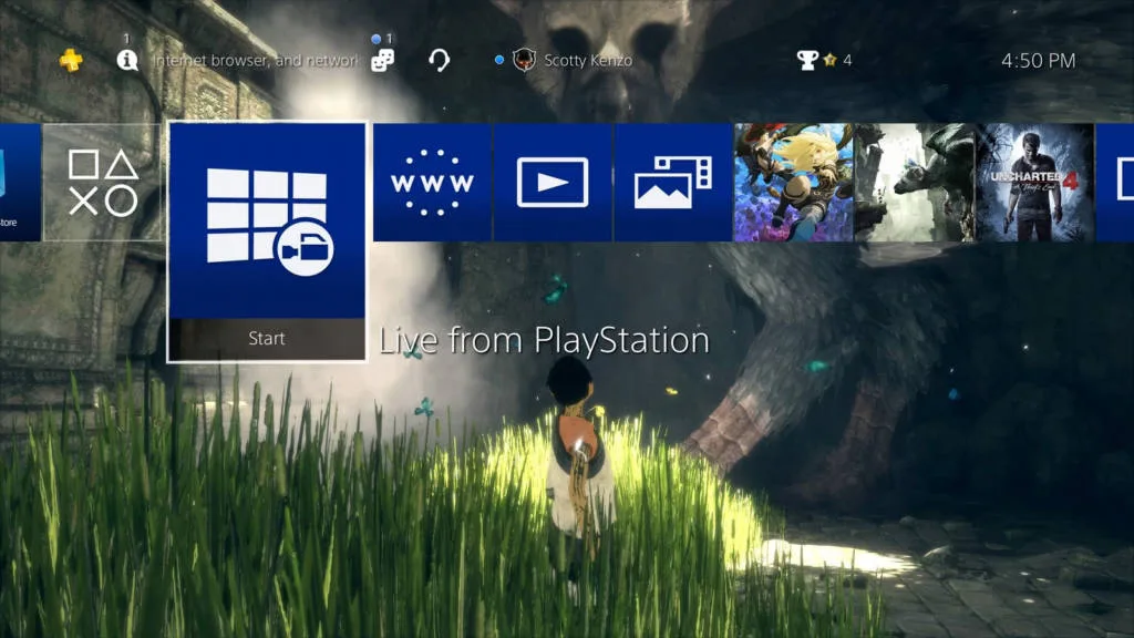 tapeta na pulpit ps4