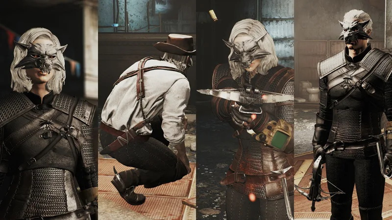 Gra Wiedźmin 3 przeniesiona do najnowszego Fallouta 1 wiedzim3 w fallout 4